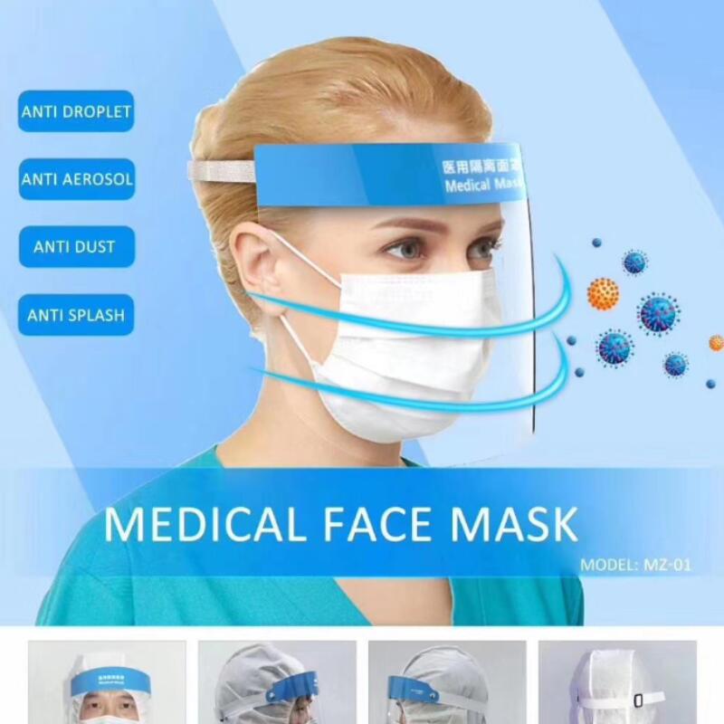Lékařský obličejový štít \/ maska